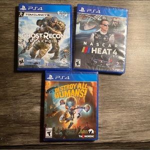 PS4 Game Bundle NEW & SEALED